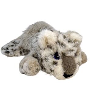 Folkmanis Snow Leopard Cub Hand Puppet‎ Plush Stuffed Animal Toy Collectible